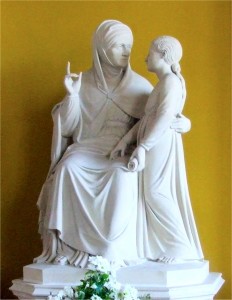 St Anne statue